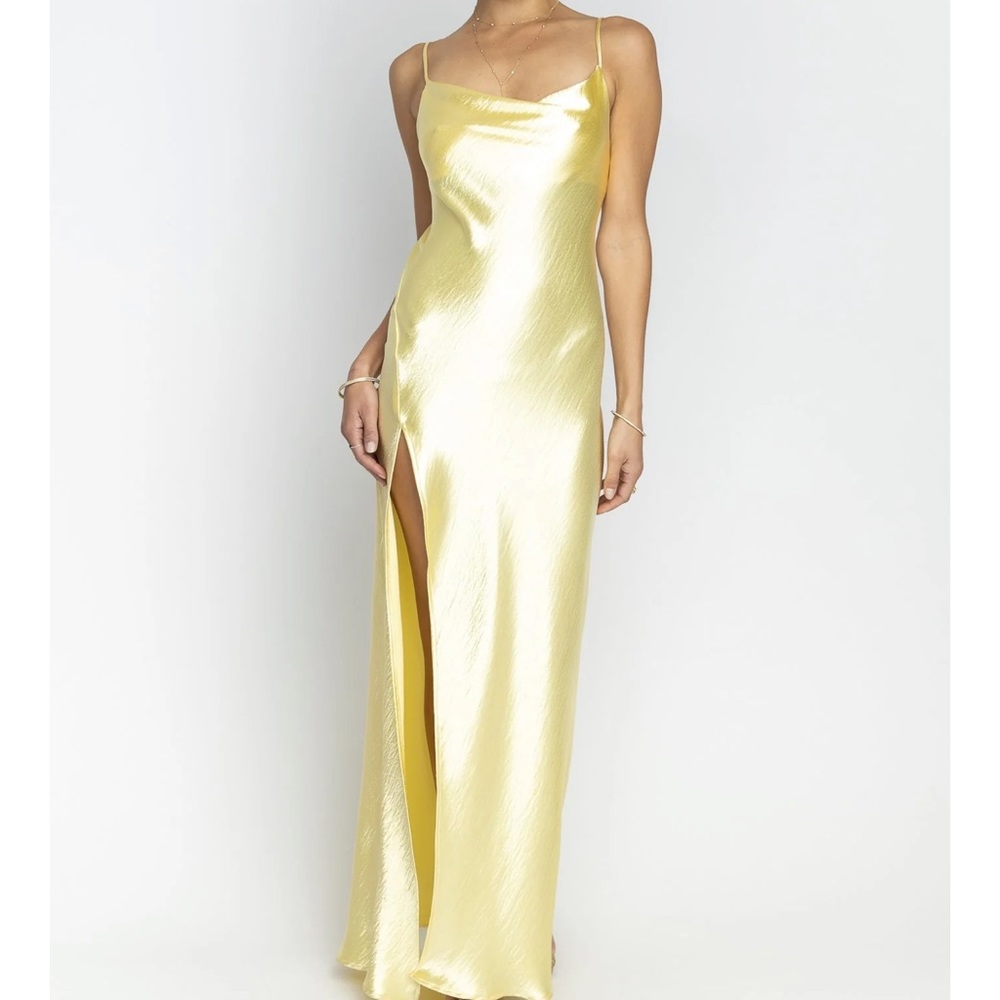 Resa river slip dress butter M NWT